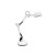 Φωτιστικό Γραφείου E14 Λευκό Rene SF2922W ACA LIGHTING
