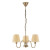 Φωτιστικό Τρίφωτο Ε14 Αντικέ Elizabeth 7120021 NOVA LUCE