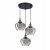 Φωτιστικό Τρίφωτο Ε27 Φυμέ Γυαλί Cedro 8436404 NOVA LUCE