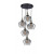 Φωτιστικό Πεντάφωτο E27 Φυμέ Γυαλί Cedro 8436406 NOVA LUCE