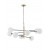 Φωτιστικό Οχτάφωτο G9 Μαύρο Και Χρυσό Vitra 9143308 NOVA LUCE