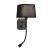 Απλίκα E14 & LED 2W Μαύρο Hendrix 4174601 VIOKEF