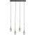 Φωτιστικό LED 12W 3000k Μαύρο Και Χρυσό Star Light 4268600 VIOKEF