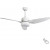 Ανεμιστήρας Οροφής 70W D130 Με Φως LED Και WiFi Και Τηλεχειριστήριο Λευκό Etesian LINEME