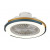 Ανεμιστήρας Πλαφονιέρα 35W D50 Με Φως Και WiFi Και Τηλεχειριστήριο Λευκό Helvia LINEME