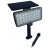 Ηλιακό Φωτιστικό LED 5W 6000Κ Μαύρο 47-00208 FOS ME