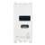 Πρίζα Φόρτισης USB Διπλή TypeA+C 1 Στοιχείου Λευκό Arke 19292.AC.B VIMAR