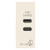 Πρίζα Φόρτισης USB Διπλή TypeC+C 1 Στοιχείου Μπεζ Linea 30292.CCC VIMAR