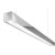 Φωτιστικό FOS 17000 LED 68W 3000K 3640mm Μαύρο KALFEX