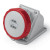 Πρίζα Επιτοίχια Θηλυκό 4P 32A IP67 OPTIMA SCAME