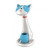 Φωτιστικό Γραφείου Παιδικό LED Σε Σχήμα Γάτας Λευκό/Μπλε 18.0004 COM
