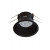 Σποτ Χωνευτό GU10 Μαύρο Σταθερό S007 ZAMBELIS