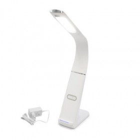 Φωτιστικό Γραφείου LED 8W 3000-5000K Λευκό Με USB Και Wireless Φορτιστή 0-7000 ADELEQ