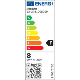 Λάμπα LED G95 8W E27 2200k 230V Filament Dimmable Amber LUMEN