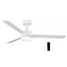 Ανεμιστήρας Οροφής 35W D132 Με Φως LED Και Τηλεχειριστήριο Λευκό ADELEQ