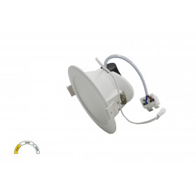 Πάνελ LED Χωνευτό 10W 3000k-6500k Στρογγυλό Λευκό 21-0102 ADELEQ
