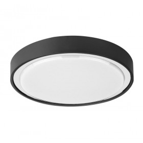 Πλαφονιέρα LED 18W 4000K Γραφίτης 21-01811 ADELEQ