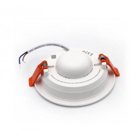 Πάνελ LED Χωνευτό 10W 3000K Στρογγυλό Λευκό 21-111000 ADELEQ