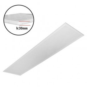Πάνελ LED Χωνευτό 42W 6300K 30X120cm Λευκό 21-12040100 ADELEQ