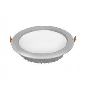 Πάνελ LED Χωνευτό 32W 4000K Στρογγυλό Ασημί 21-3261 ADELEQ