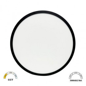 Πλαφονιέρα LED 48W 3000k-6500k Μαύρο 21-583481 ADELEQ