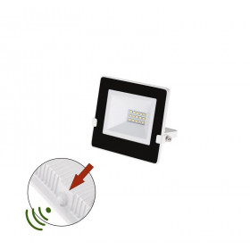 Προβολέας LED 10W 4000Κ Με Ανιχνευτή Ημέρας-Νύχτας Λευκό IP65 230V ADELEQ