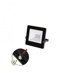 Προβολέας LED 10W 4000Κ Με Ανιχνευτή Ημέρας-Νύχτας Μαύρο IP65 230V ADELEQ
