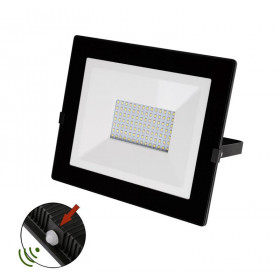 Προβολέας LED 70W 4000Κ Με Ανιχνευτή Ημέρας-Νύχτας Μαύρο IP65 230V ADELEQ