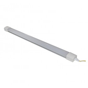 Φωτιστικό Πάγκου LED 18W 3000k 60cm Χωρίς Διακόπτη Λευκό Και Ασημί 3-0601800 ADELEQ