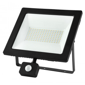 Προβολέας LED 100W 4100Κ Με Ανιχνευτή Ημέρας-Νύχτας Μαύρο IP65 230V ADELEQ