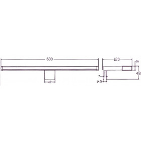 Απλίκα Μπάνιου LED 12W 4000k Λευκό 3-6001210 ADELEQ