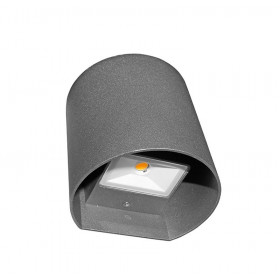 Απλίκα LED 6W 3000K Γκρι 3-691716 ADELEQ