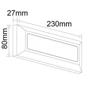 Απλίκα LED 4W 3000k-6500k Γραφίτης 3-9718 ADELEQ