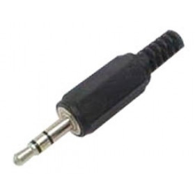 Βύσμα 3.5mm² Αρσενικό Stereo Μαύρο D006 LZ