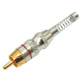RCA Βύσμα Αρσενικό 8mm² Κόκκινο RP061R LANCOM