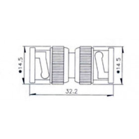 BNC Adaptor Αρσενικό Σε BNC Αρσενικό V-7046 ULTIMAX