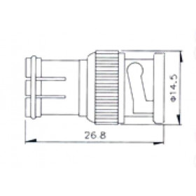 BNC Adaptor Αρσενικό Σε PAL Θηλυκό V-7054 ULTIMAX