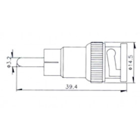 BNC Adaptor Αρσενικό Σε RCA Αρσενικό V-7055 ULTIMAX