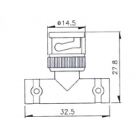 BNC Adaptor Αρσενικό Σε BNC Θηλυκό Διπλό V-7077 ULTIMAX