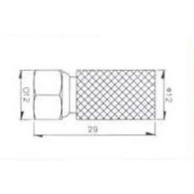 F Βύσμα Αρσενικό Για Καλώδιο RG213 V-7211E ULTIMAX