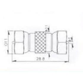 F Adaptor Αρσενικό Σε F Αρσενικό V-7234 ULTIMAX