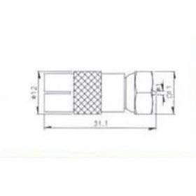 F Adaptor Αρσενικό Σε PAL Θηλυκό V-7245 ULTIMAX