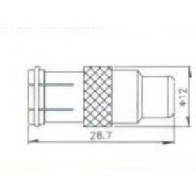 F Adaptor Αρσενικό Quick Σε RCA Θηλυκό V-7246 ULTIMAX