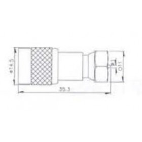 F Adaptor Αρσενικό Σε TNC Αρσενικό V-7240 ULTIMAX