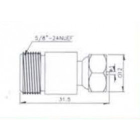 F Adaptor Αρσενικό Σε N Θηλυκό V-7244 ULTIMAX