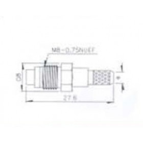 FME Βύσμα Θηλυκό Για Καλώδιο RG174 V-8140D ULTIMAX