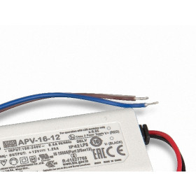 Τροφοδοτικό 15W Με Έξοδο 12VDC 1.25A IP42 APV16-12 MEAN WELL