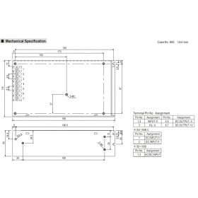 Converter 150W Με Είσοδο 19-36VDC Και Έξοδο 12VDC SD150B-12 MEAN WELL