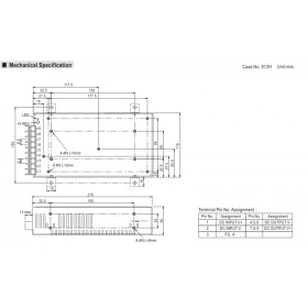 Converter 200W Με Είσοδο 36-72VDC Και Έξοδο 24VDC SD200C-24 MEAN WELL
