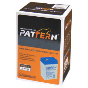 Μπαταρία Μολύβδου Κλειστού Τύπου 6V 4.5Ah PT4.5-6 PATTERN